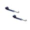 Tie 4 Safe 2" x 10' Lasso Strap w/ Mini J Hook for Towing Wrecker Trailer Tie Down, 2PK TWS65-5210-J-BLK-2 - alternate 1